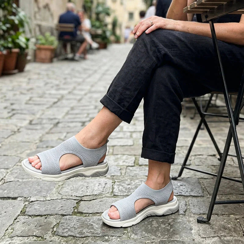 Sandales plates confortables et respirantes