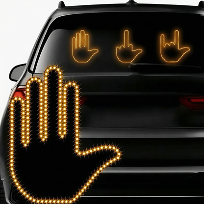 Feux de voiture LED en forme de main