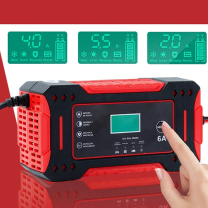 Chargeur de batterie intelligent 12V/24V - Chargeur d'entretien entièrement automatique avec fonction de réparation par impulsion - Pour voiture, moto et bateau