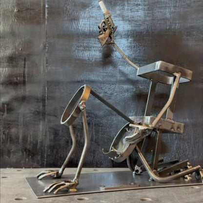 Support en forme de crâne pour bouteilles de boissons et spiritueux