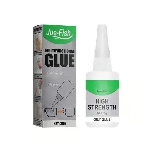 Super Glue Extra Forte – Colle instantanée universelle pour plastique, bois et céramique (Transparent)