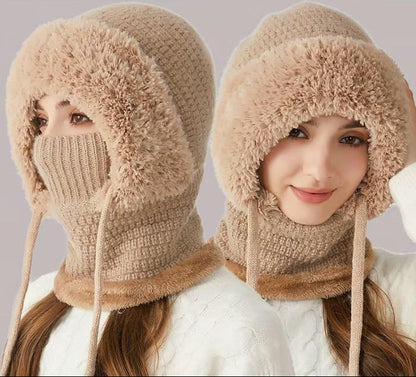 Pull à capuche ultra-doux en sherpa (femme)