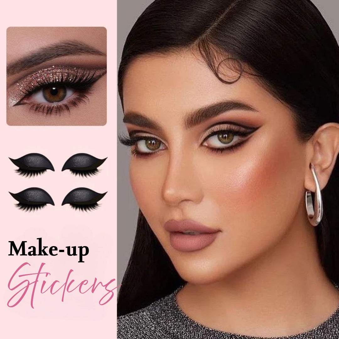 Autocollants de maquillage pour fard à paupières et cils
