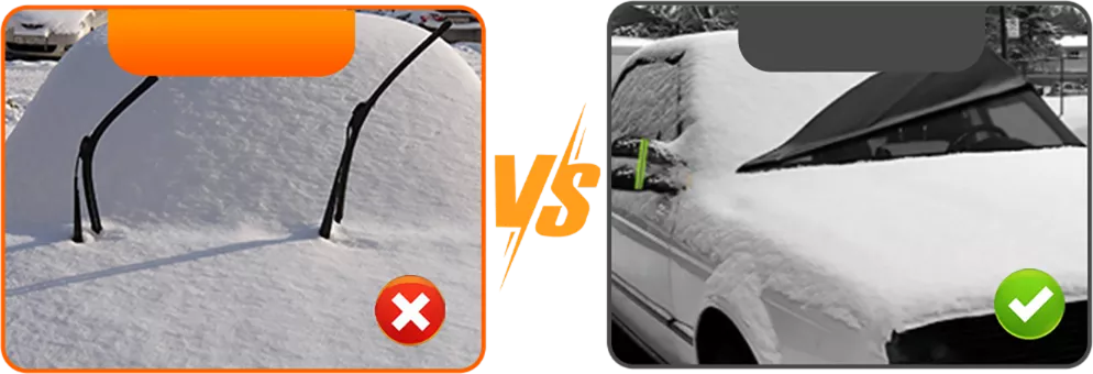 Housse anti-givre magnétique pour pare-brise