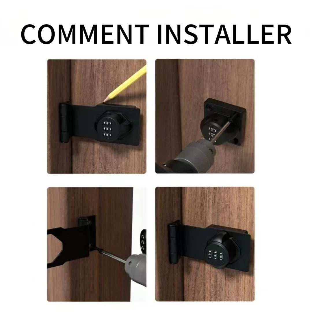 Cadenas à combinaison pour armoires et portes