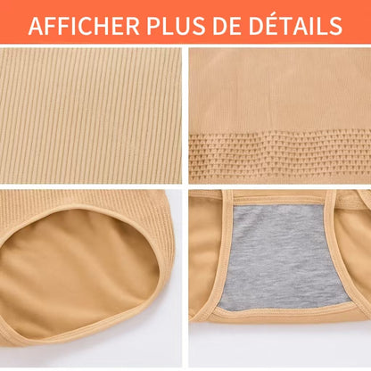 Culotte gainante | Correction du ventre & taille haute – 1 lot (4 pièces)