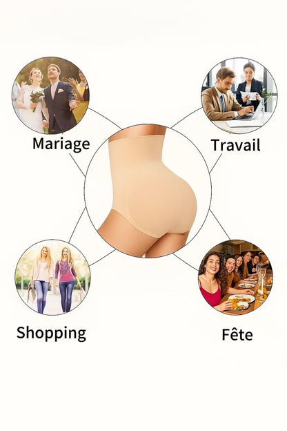 Culotte gainante | Correction du ventre & taille haute – 1 lot (4 pièces)