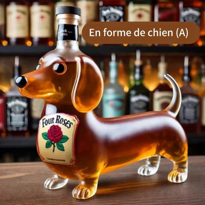 Bouteille de whisky en forme d’animal