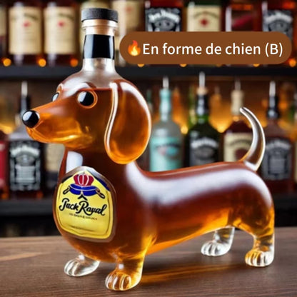 Bouteille de whisky en forme d’animal