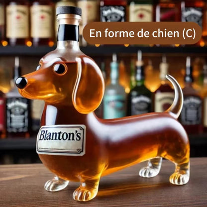 Bouteille de whisky en forme d’animal
