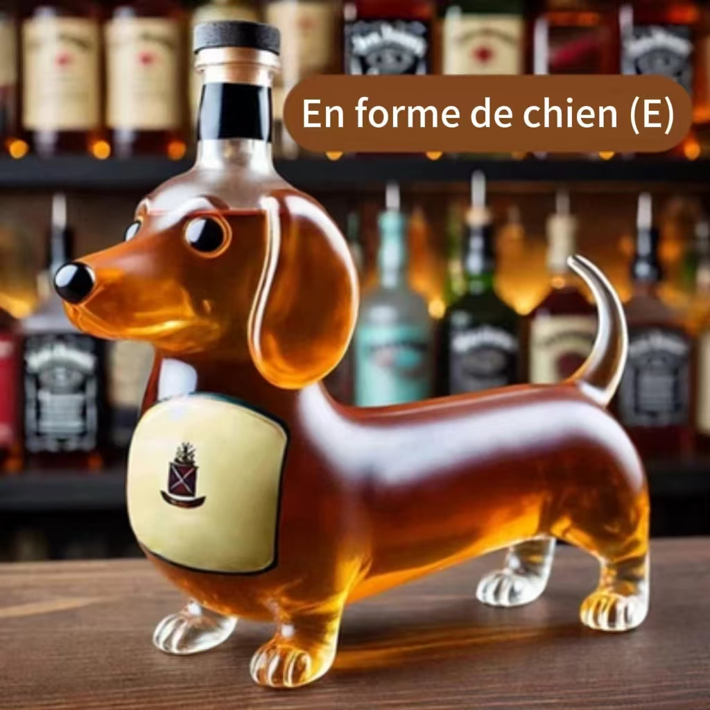 Bouteille de whisky en forme d’animal