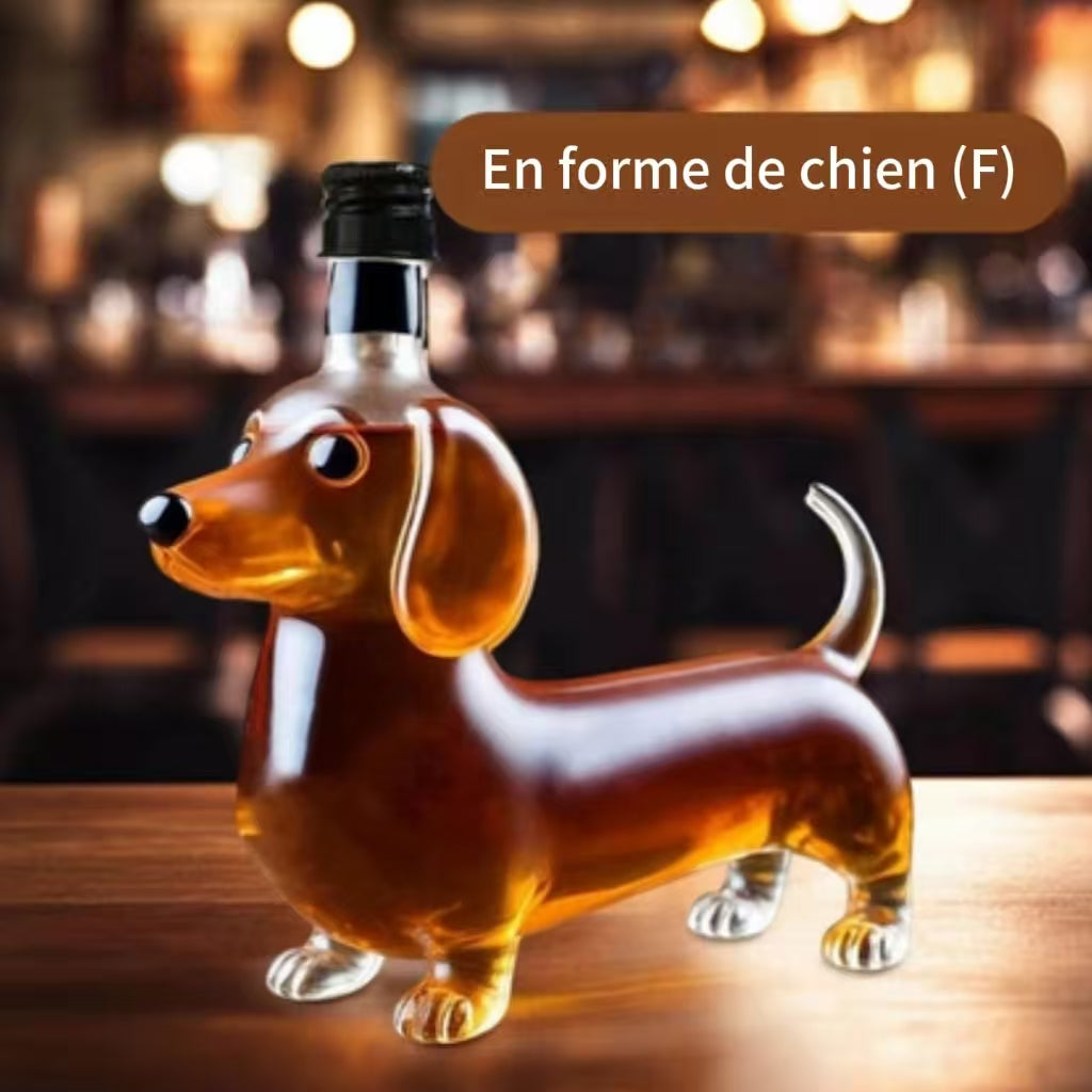 Bouteille de whisky en forme d’animal