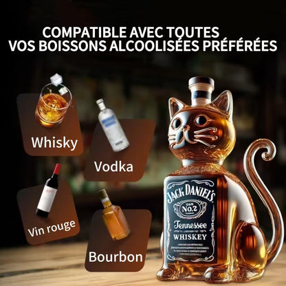 Bouteille de whisky en forme d’animal