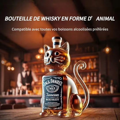 Bouteille de whisky en forme d’animal