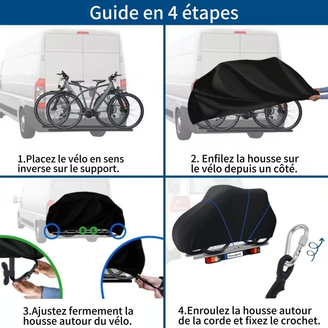 Housse de protection pour vélos