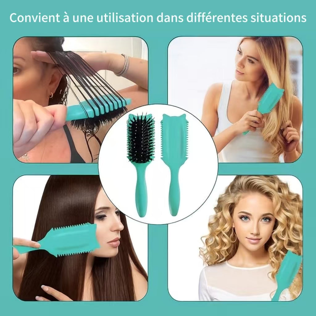 Peigne amélioré pour définir les boucles – Pour des boucles rebondies et sans frisottis