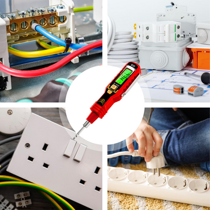 Testeur de Tension Numérique Sans Contact (Écran LCD)