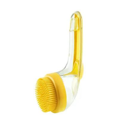 Brosse de Douche pour Chiens avec Distributeur de Shampoing