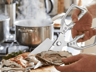 Ciseaux à volaille de cuisine puissants et multifonctions – Ciseaux de cuisine robustes pour viande et os