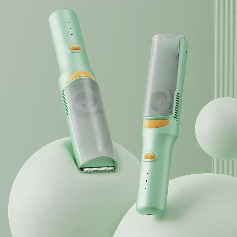 Tondeuse avec fonction aspiration (Fini les poils partout)