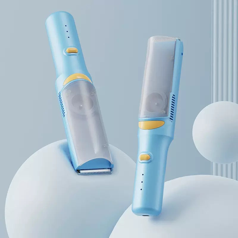 Tondeuse avec fonction aspiration (Fini les poils partout)