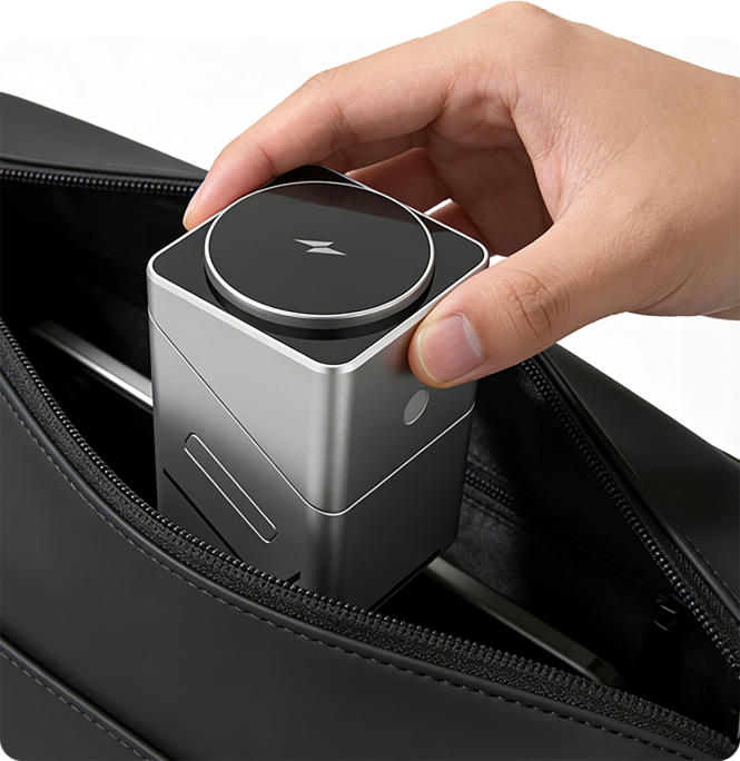 Station de charge sans fil magnétique pliable 3-en-1