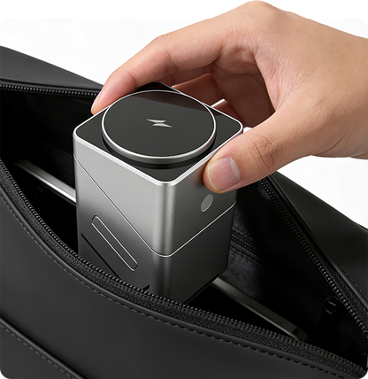 Station de charge sans fil magnétique pliable 3-en-1