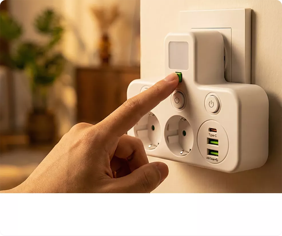 Adaptateur de Prise Murale Multi-ports (UE)