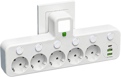 Adaptateur de Prise Murale Multi-ports (UE)