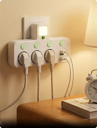 Adaptateur de Prise Murale Multi-ports (UE)
