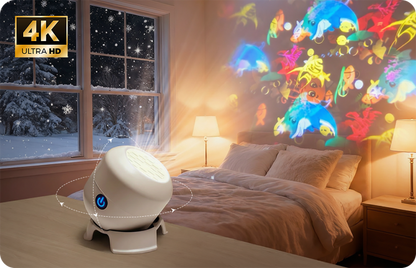 Lampe projecteur LED rotative – Éclairage d'ambiance dynamique