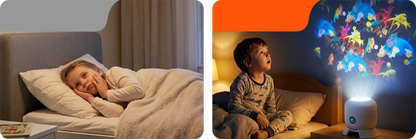 Lampe projecteur LED rotative – Éclairage d'ambiance dynamique