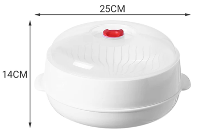Cuit-vapeur micro-ondes multifonction - Avec fonction maintien au chaud - Cuisine saine & vapeur