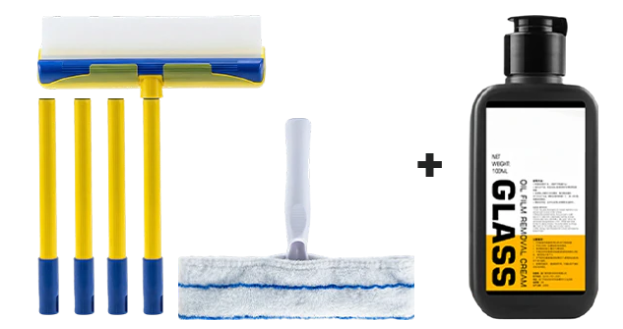 Kit d'essuie-glaces sans traces - Universel - Silencieux & Durable