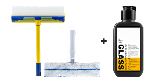 Kit d'essuie-glaces sans traces - Universel - Silencieux & Durable