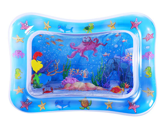 Tapis d'eau gonflable pour bébés - Développement sensoriel