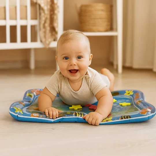 Tapis d'eau gonflable pour bébés - Développement sensoriel