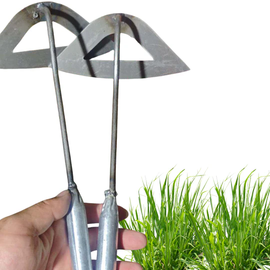 Grattoir à mauvaises herbes manuel pour jardin 1+1 GRATUIT !