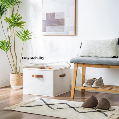 Boîte de rangement pour chaussures en tissu pliable
