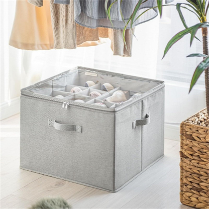Boîte de rangement pour chaussures en tissu pliable