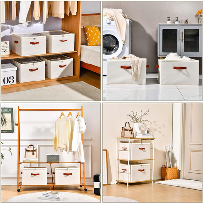 Boîte de rangement pour chaussures en tissu pliable