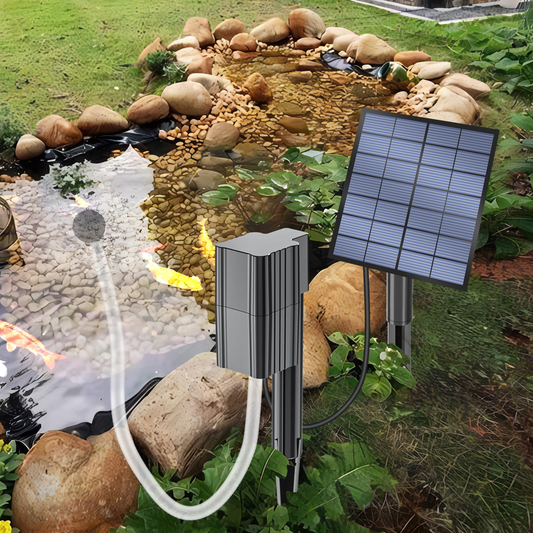 Pompe à oxygène solaire à piquet / Aérateur de bassin à énergie solaire