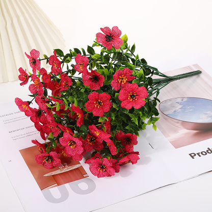 Floraison Éternelle – Fleurs sauvages artificielles qui ne fanent jamais pour l'extérieur（1 lot de 4 pièces）