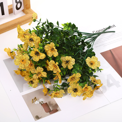 Floraison Éternelle – Fleurs sauvages artificielles qui ne fanent jamais pour l'extérieur（1 lot de 4 pièces）