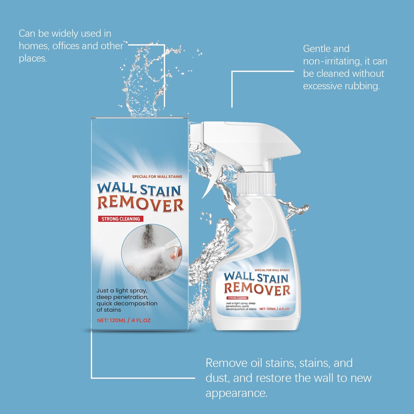 Nettoyant anti-moisissure pour salle de bain et toilettes