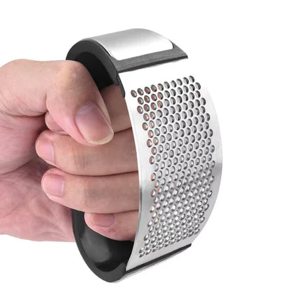 Presse-ail : Presse-ail portable en acier inoxydable