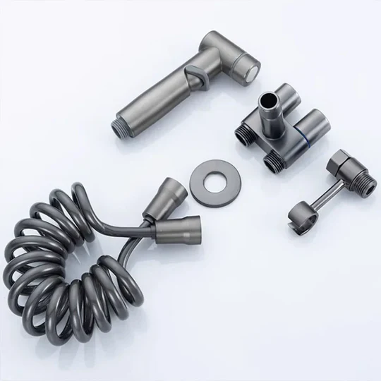 Kit douchette bidet pour WC – Douchette à main hygiénique & pistolet de nettoyage