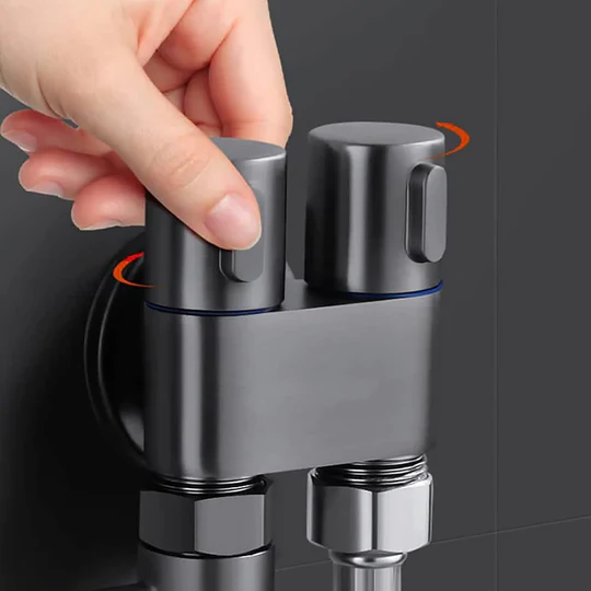 Kit douchette bidet pour WC – Douchette à main hygiénique & pistolet de nettoyage
