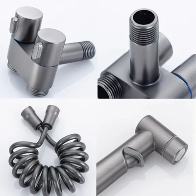 Kit douchette bidet pour WC – Douchette à main hygiénique & pistolet de nettoyage