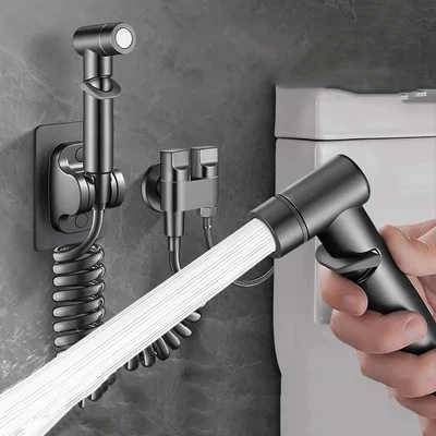 Kit douchette bidet pour WC – Douchette à main hygiénique & pistolet de nettoyage